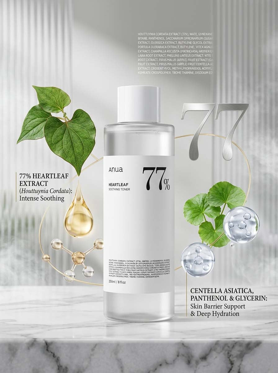 Anua Heartleaf 77% Soothing Toner 250Ml
