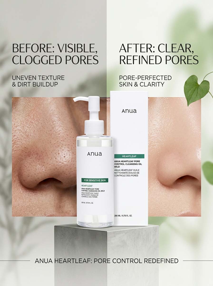 Anua Heartleaf Pore Control Cleansing Oil