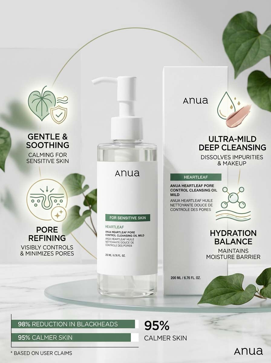 Anua Heartleaf Pore Control Cleansing Oil