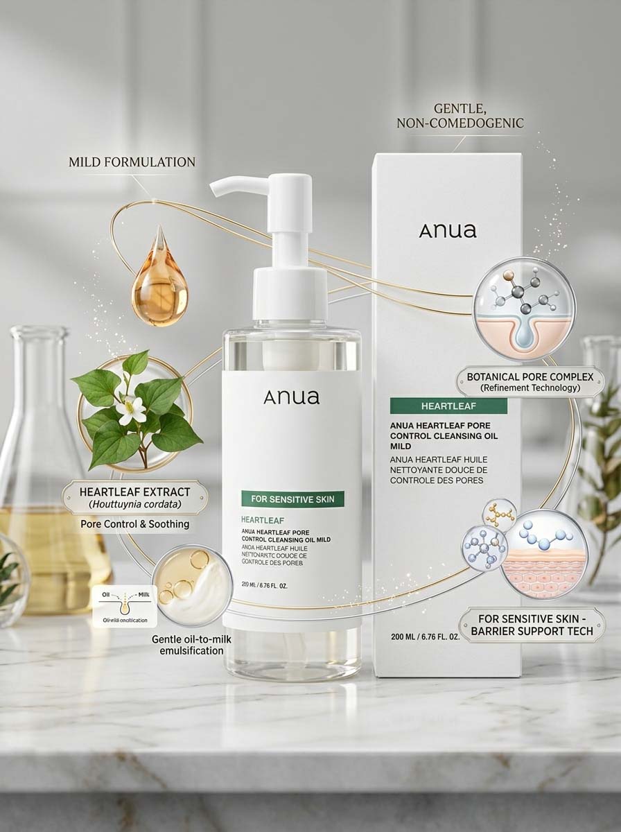 Anua Heartleaf Pore Control Cleansing Oil
