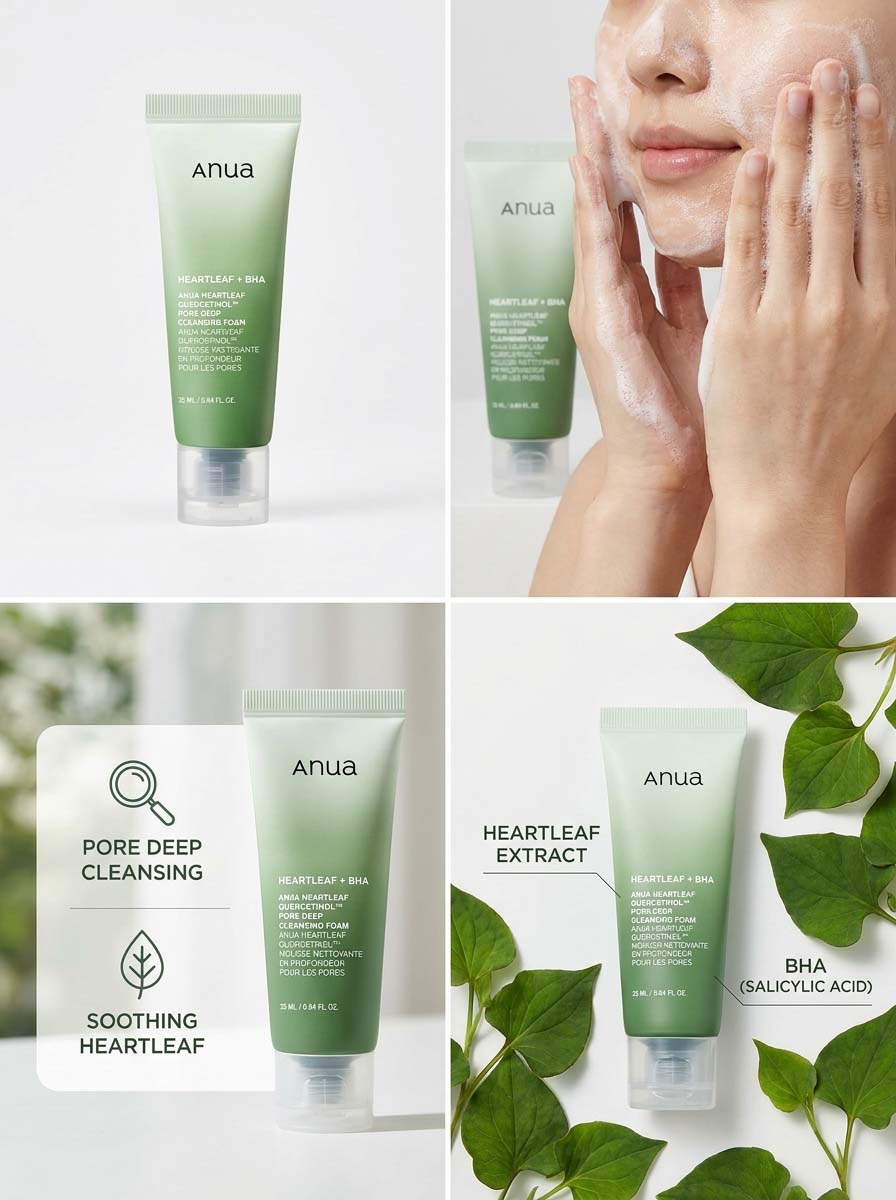 Anua Heartleaf Quercetinol Pore Deep Cleansing Foam 150 ml