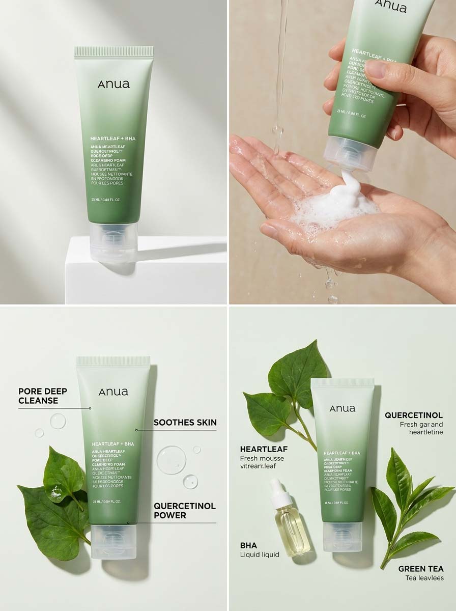 Anua Heartleaf Quercetinol Pore Deep Cleansing Foam 150 ml