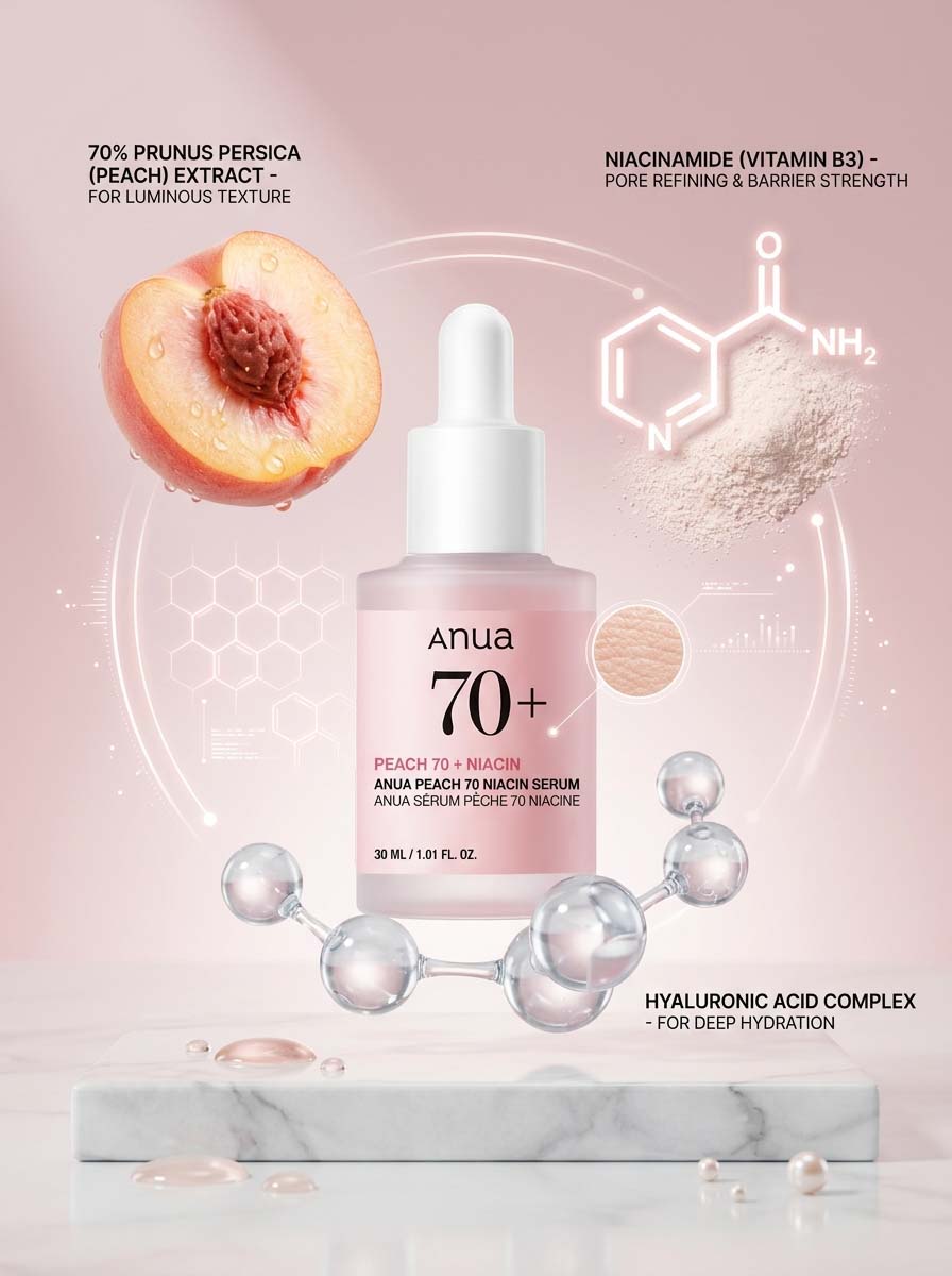 Anua Peach 70 Niacin Serum/30ml