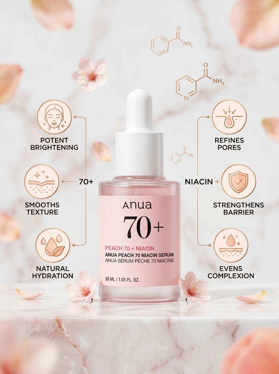 Anua Peach 70 Niacin Serum/30ml