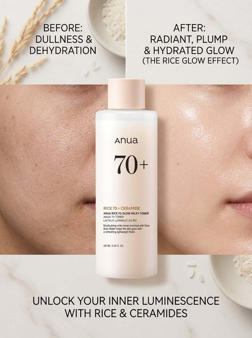 Anua Rice 70 Glow Milky Toner 250Ml