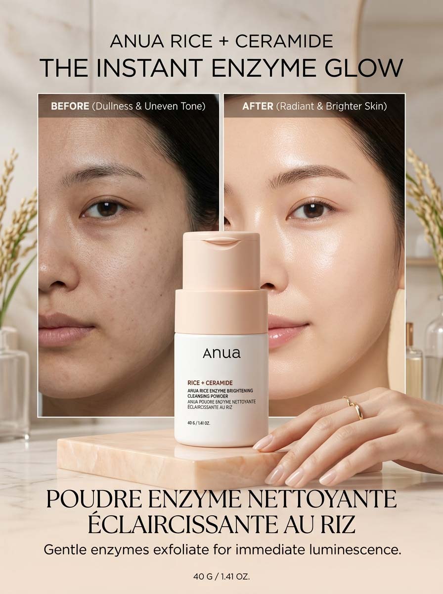 Anua Rice Enzyme Brightening Cleansing Powder - 40g
