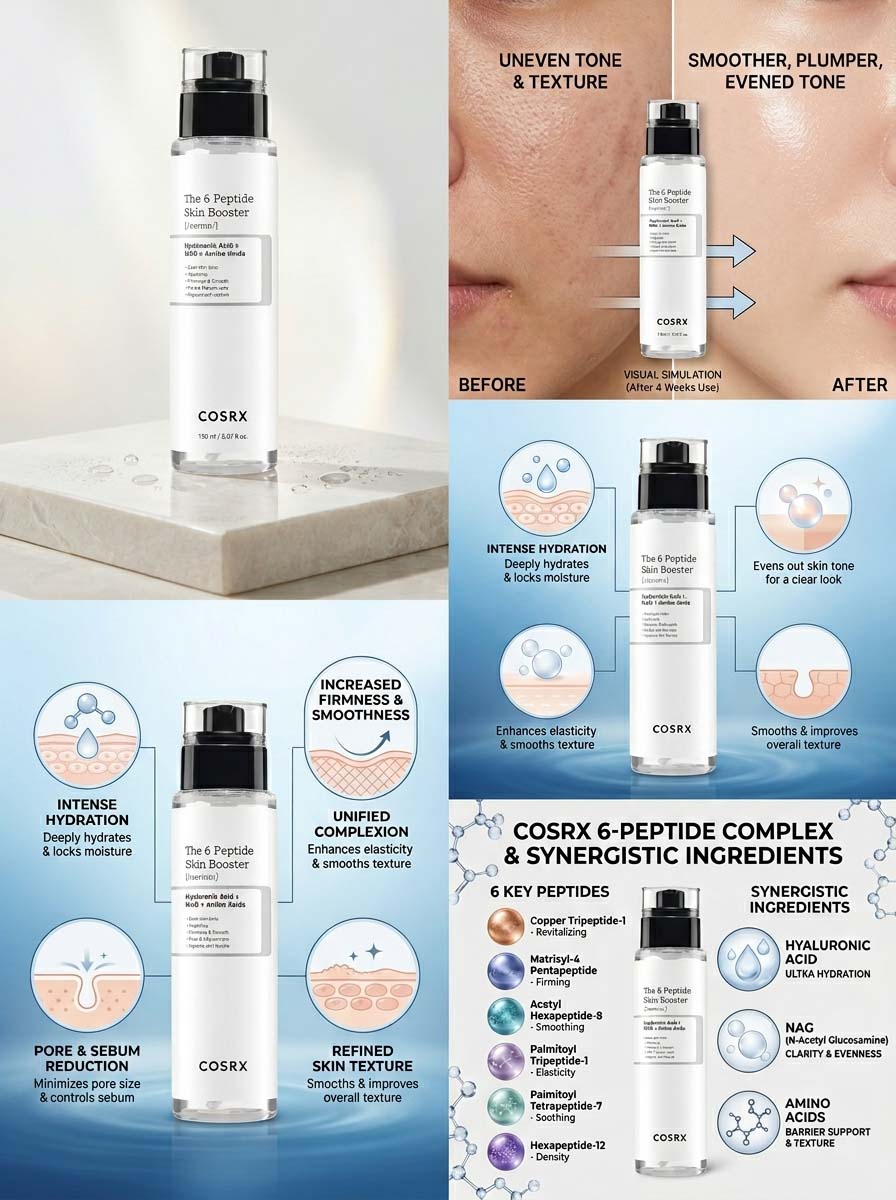 COSRX The 6 Peptide Skin Booster Serum 150ml