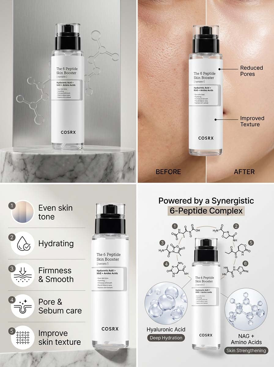 COSRX The 6 Peptide Skin Booster Serum 150ml