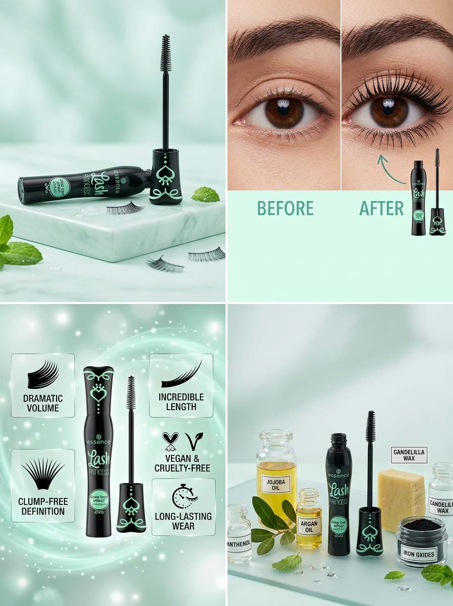 Essence Lash Princess False Lash Effect Mascara Green