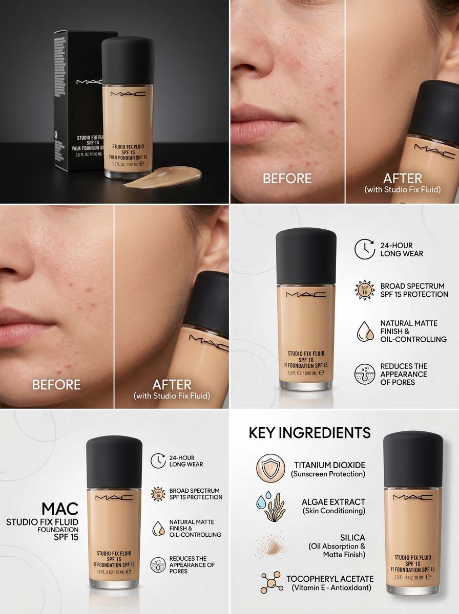 MAC Studio Fix Fluid Foundation with SPF 15