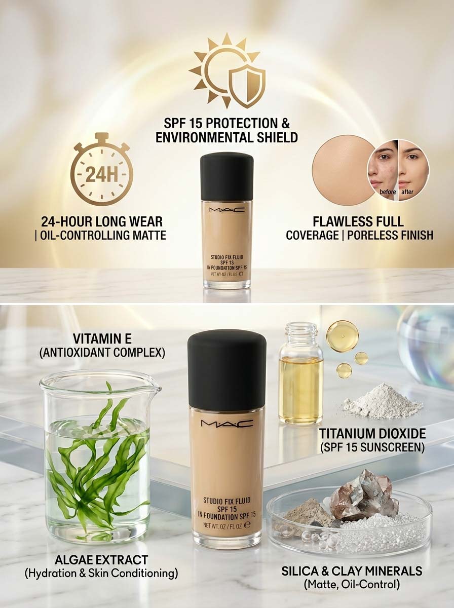 MAC Studio Fix Fluid Foundation with SPF 15
