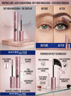 Maybelline New York Lash Sensational Waterproof Sky High Mascara for Limitless Length