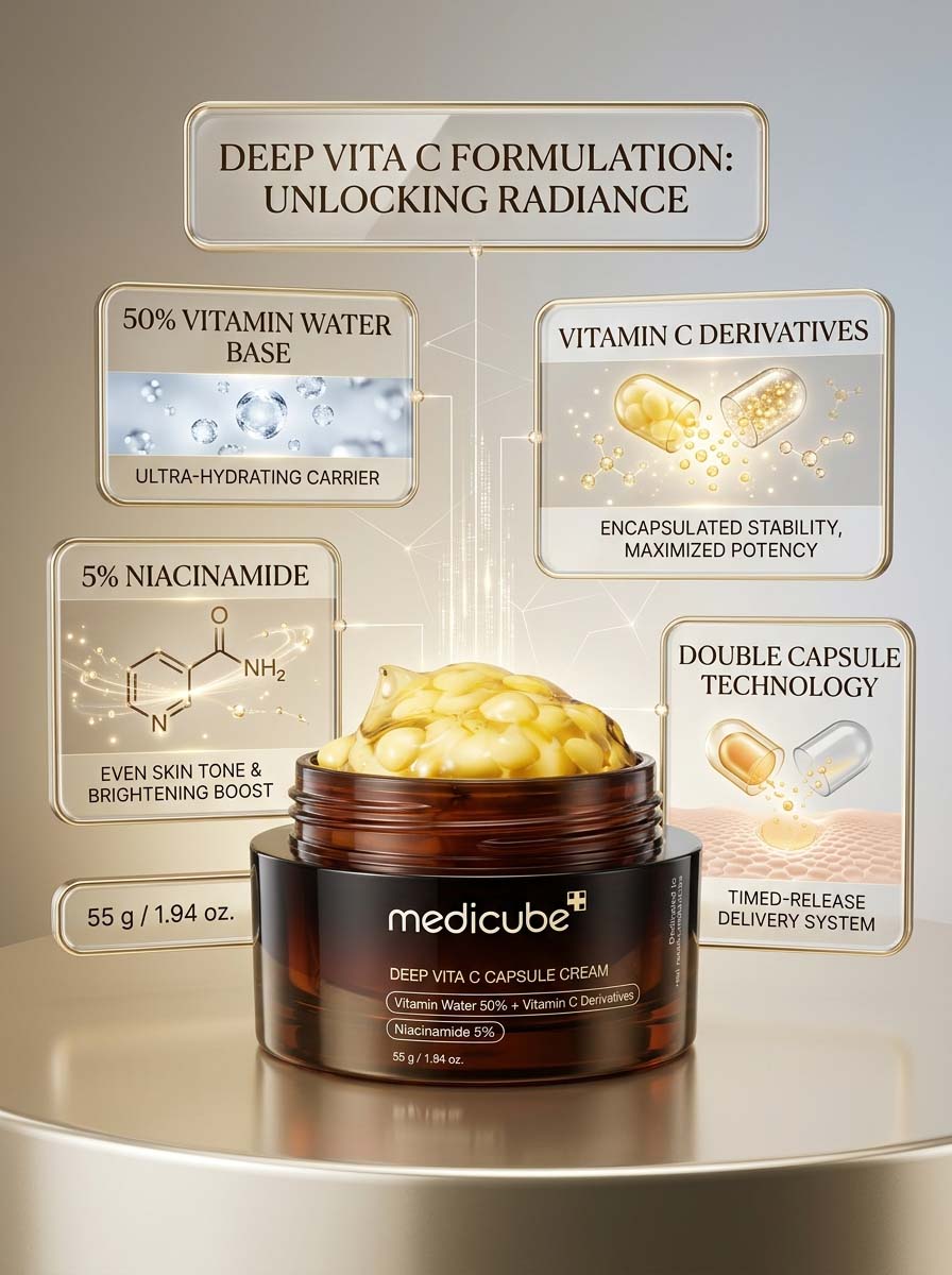 Medicube - Deep Vitamin C Capsule Cream 55g