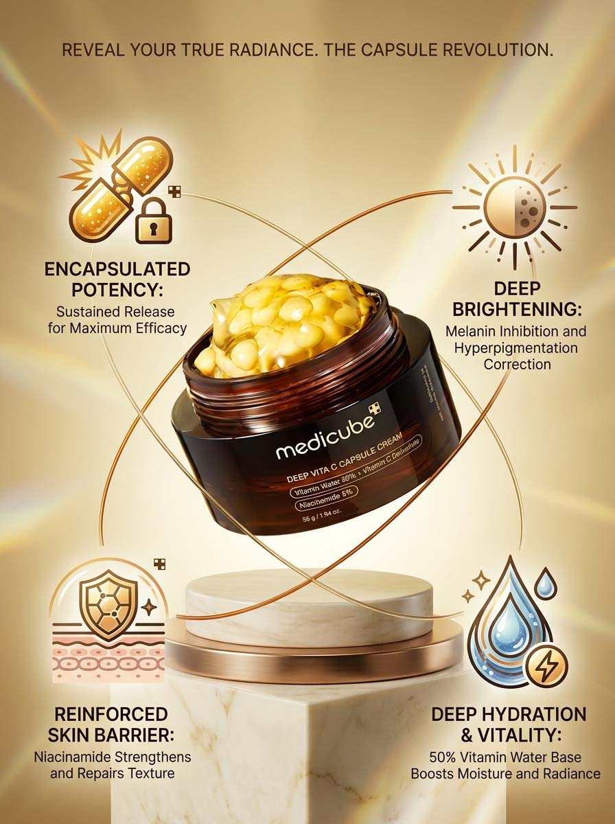 Medicube - Deep Vitamin C Capsule Cream 55g