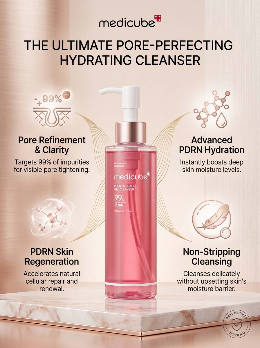 Medicube - PDRN Hydrating Gel Cleanser - 200ml