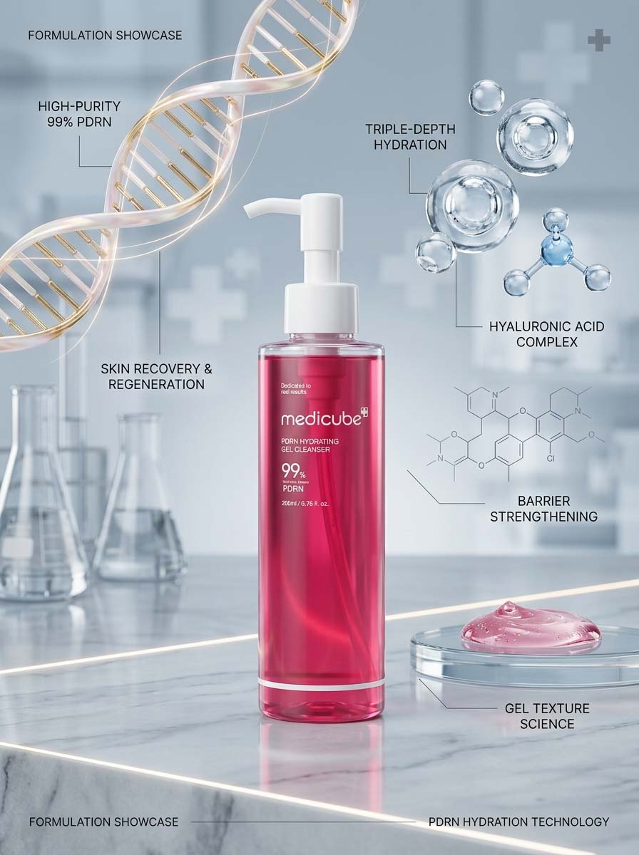 Medicube - PDRN Hydrating Gel Cleanser - 200ml