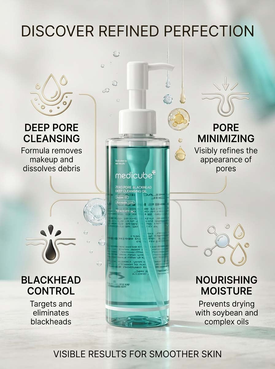 Medicube - Zero Pore Blackhead Deep Cleansing Oil - 205ml
