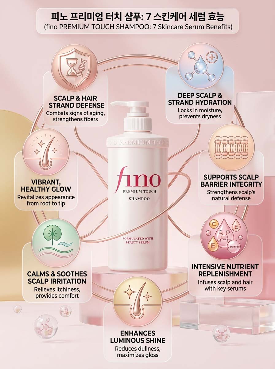 Shiseido - Fino Premium Touch Hair Shampoo - 550Ml