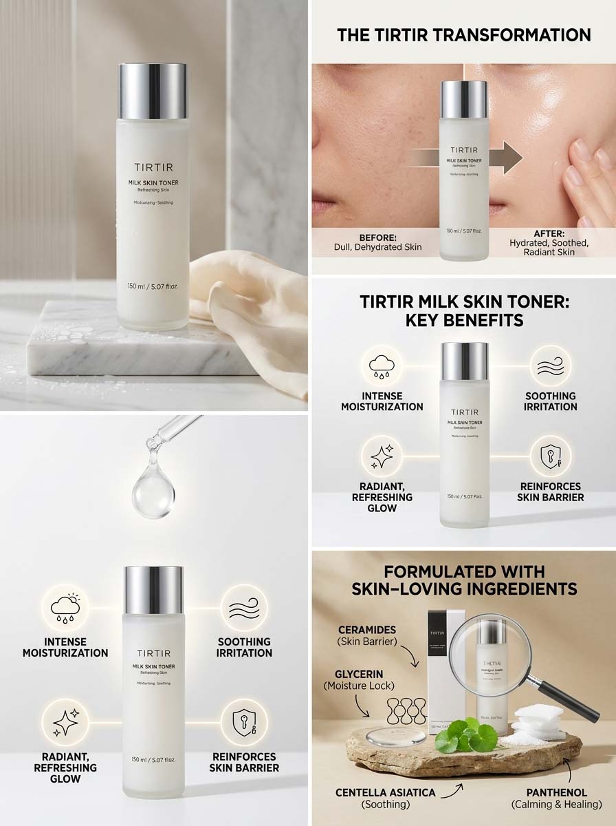Tirtir - Milk Skin Toner 150Ml - expiry 2028