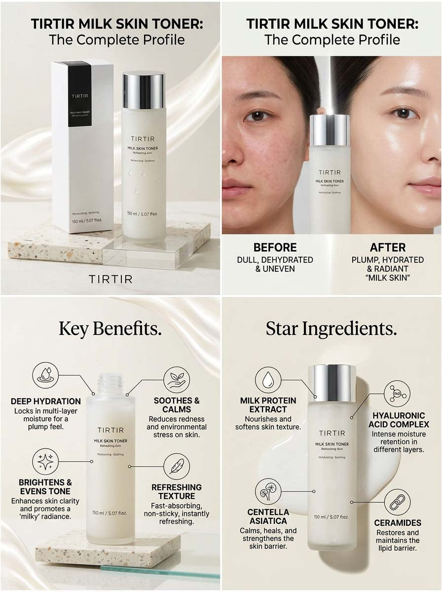 Tirtir - Milk Skin Toner 150Ml - expiry 2028
