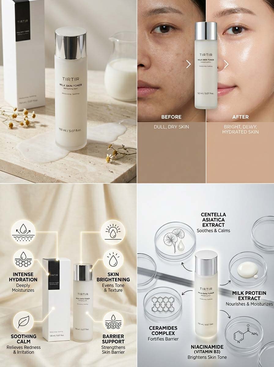 Tirtir - Milk Skin Toner 150Ml - expiry 2028