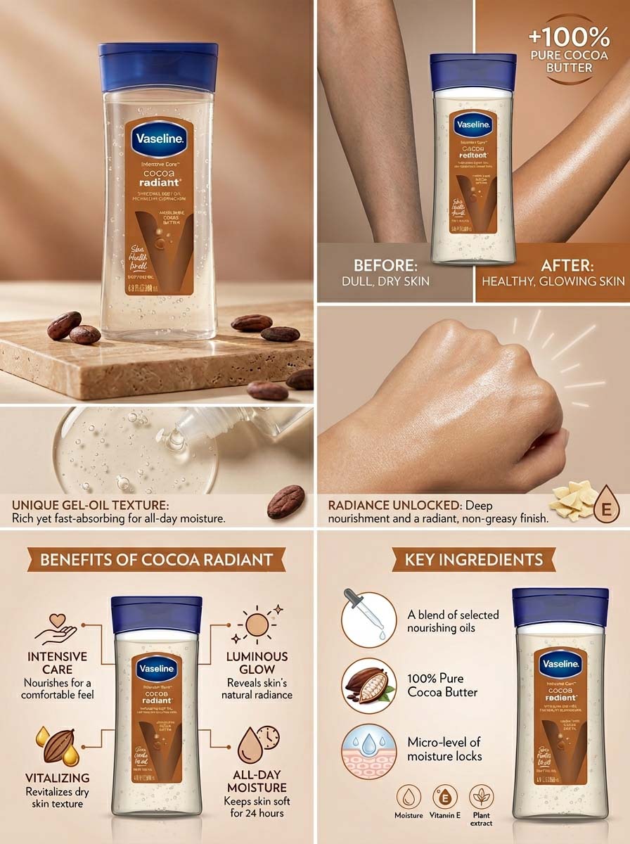 Vaseline - Intensive Care™ Cocoa Radiant body Oil - 200ml