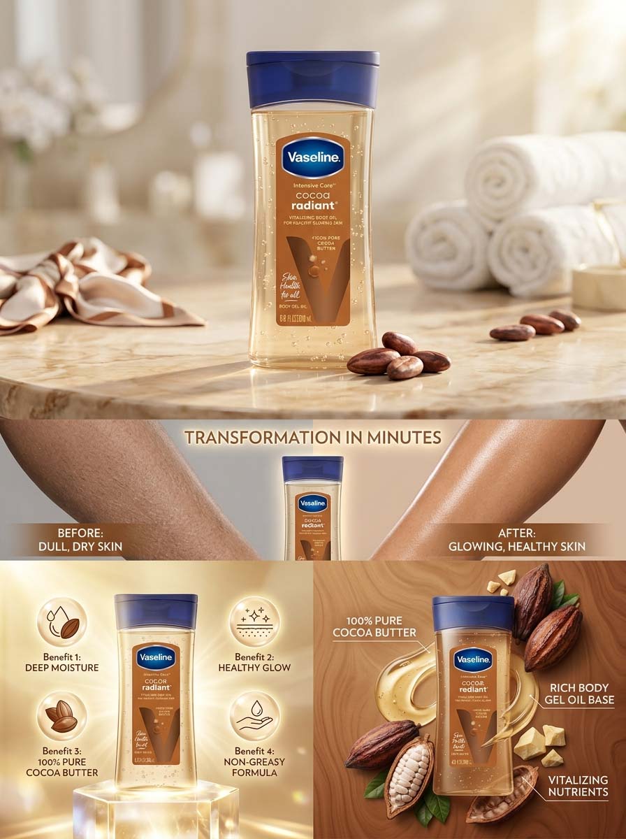 Vaseline - Intensive Care™ Cocoa Radiant body Oil - 200ml