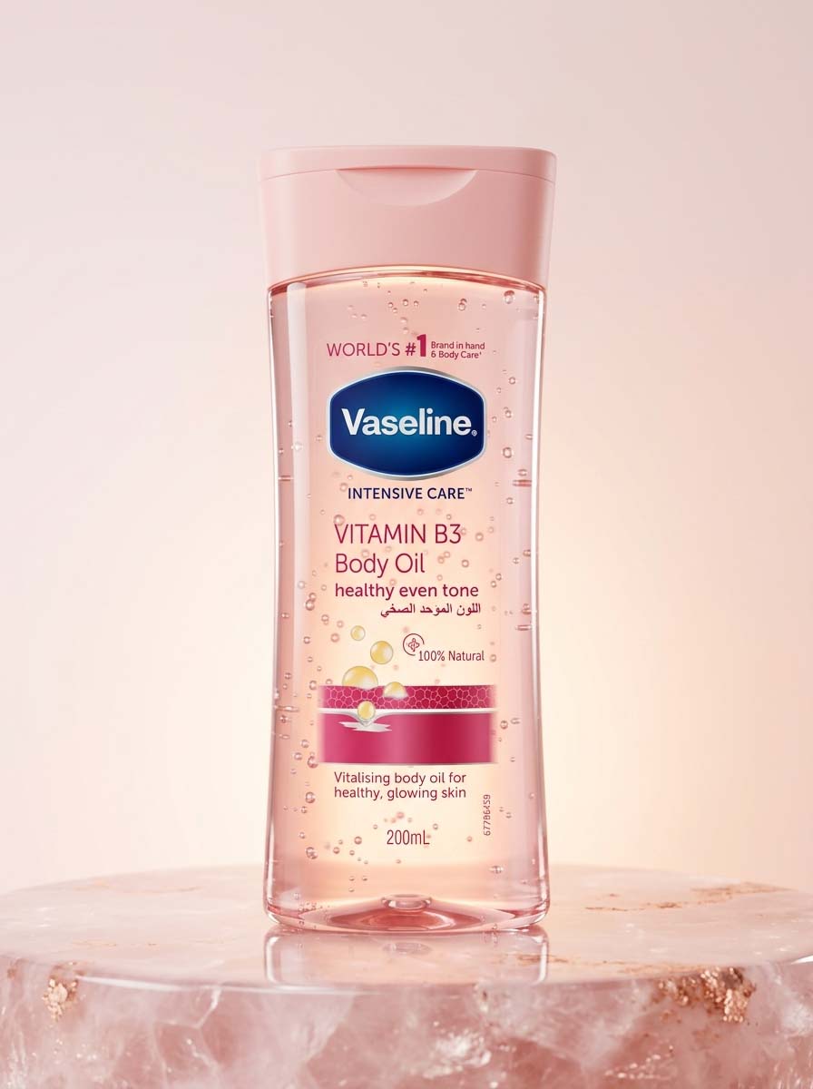 Vaseline Intensive Care Vitamin B3 Body Oil Healthy Even Tone 200ml